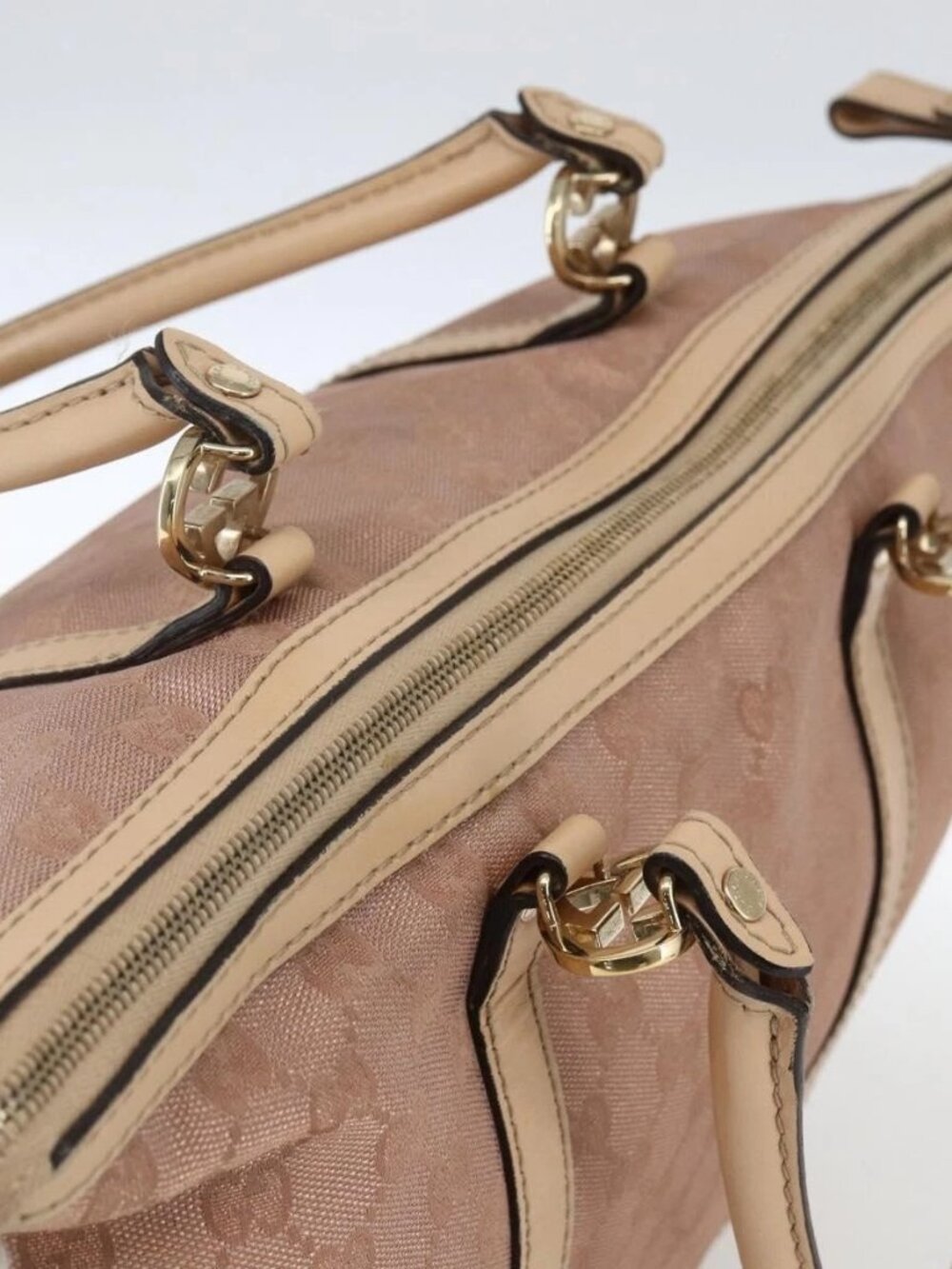 GUCCI Lovely Tote Bag Pink Gold 257068 Auth ka2044 - Picture 6 of 16
